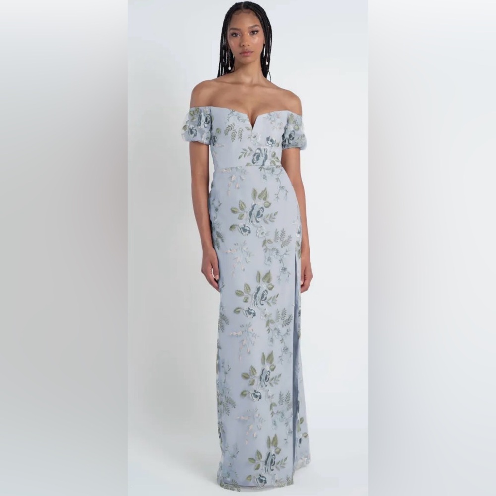 NWT Jenny Yoo Lynette Enchanted Floral Embroidery Dress size 4